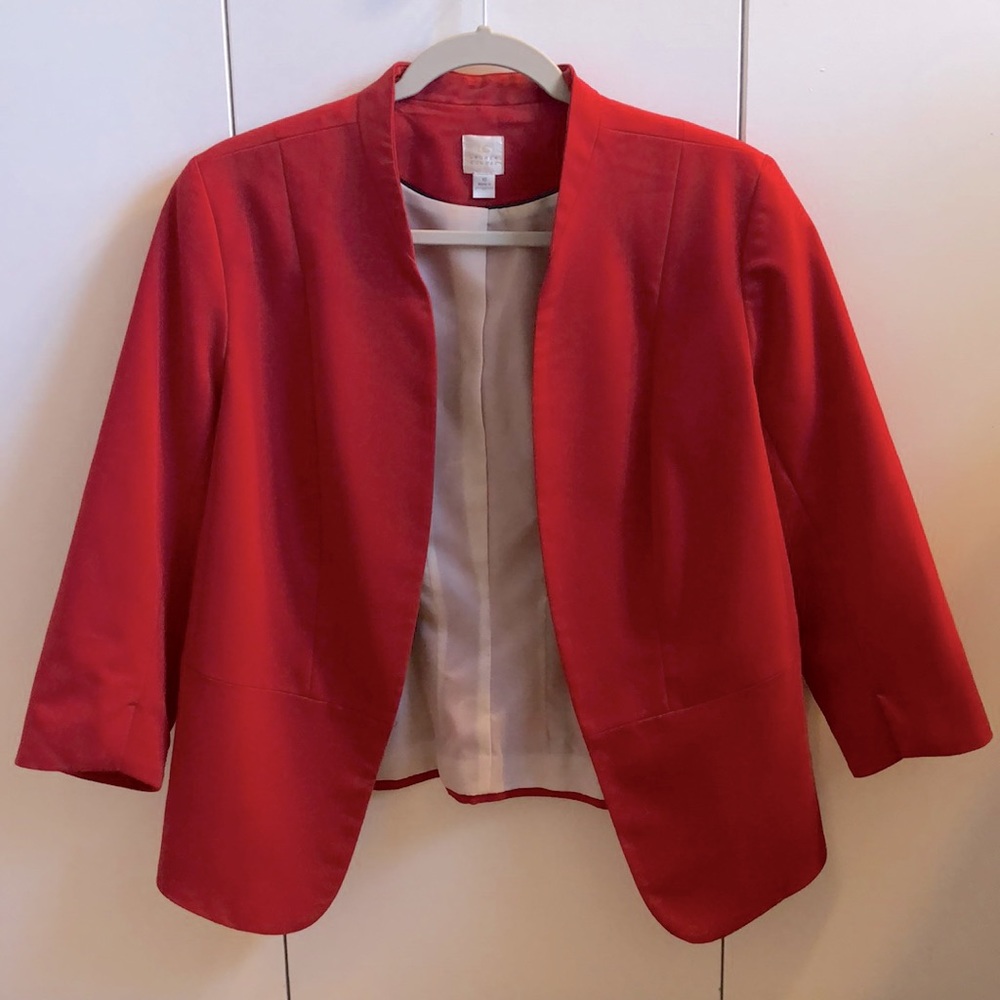 LC Lauren Conrad size 10 red blazer